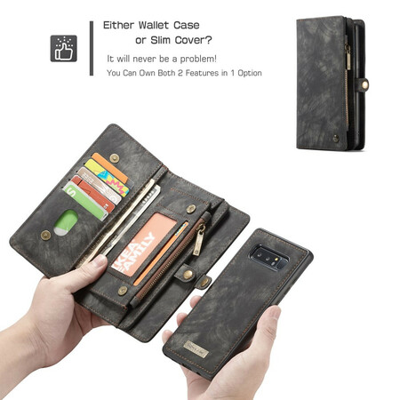 Cover Samsung Galaxy Note 8 CASEME Cuir Vintage