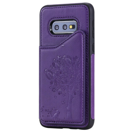 Case Samsung Galaxy S10e Card Holder Print Cat