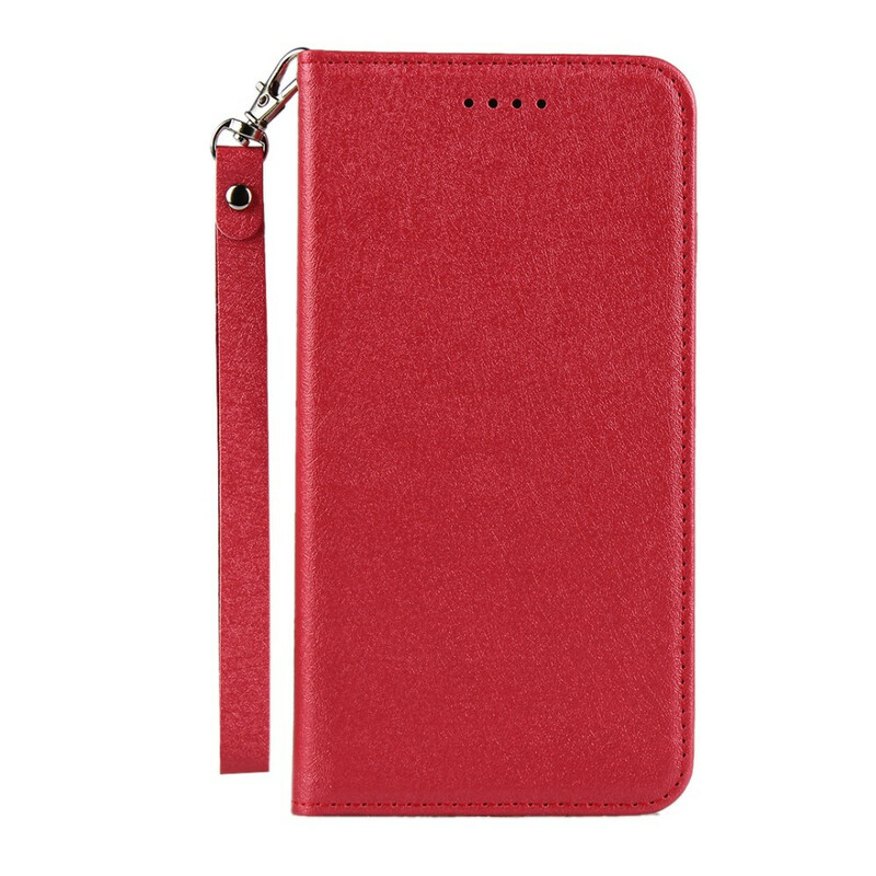 Flip Cover Samsung Galaxy S10e Soft Leather Style with Strap
