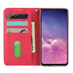 Flip Cover Samsung Galaxy S10e Soft Leather Style with Strap