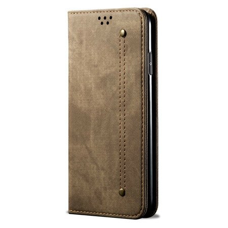 Flip Cover Xiaomi Mi 9 Tissu jeans