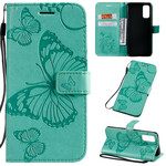 Samsung Galaxy S20 Giant Butterflies Strap Case