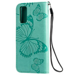 Samsung Galaxy S20 Giant Butterflies Strap Case