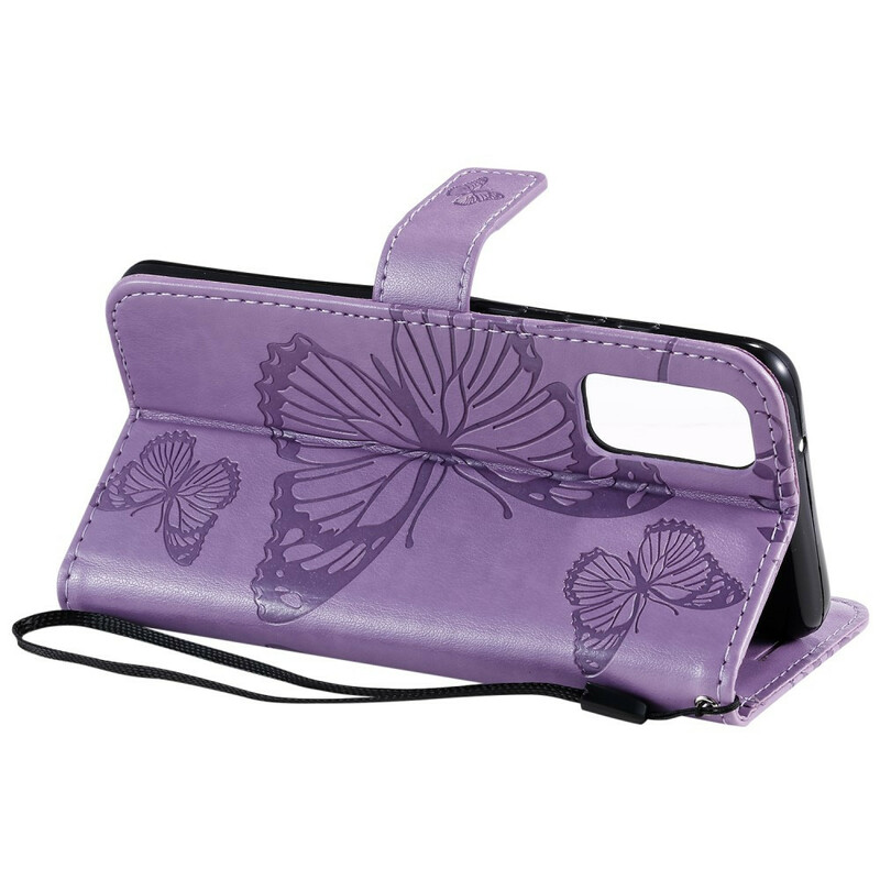 Samsung Galaxy S20 Giant Butterflies Strap Case