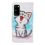 Samsung Galaxy S20 Kitten Color Strap Case