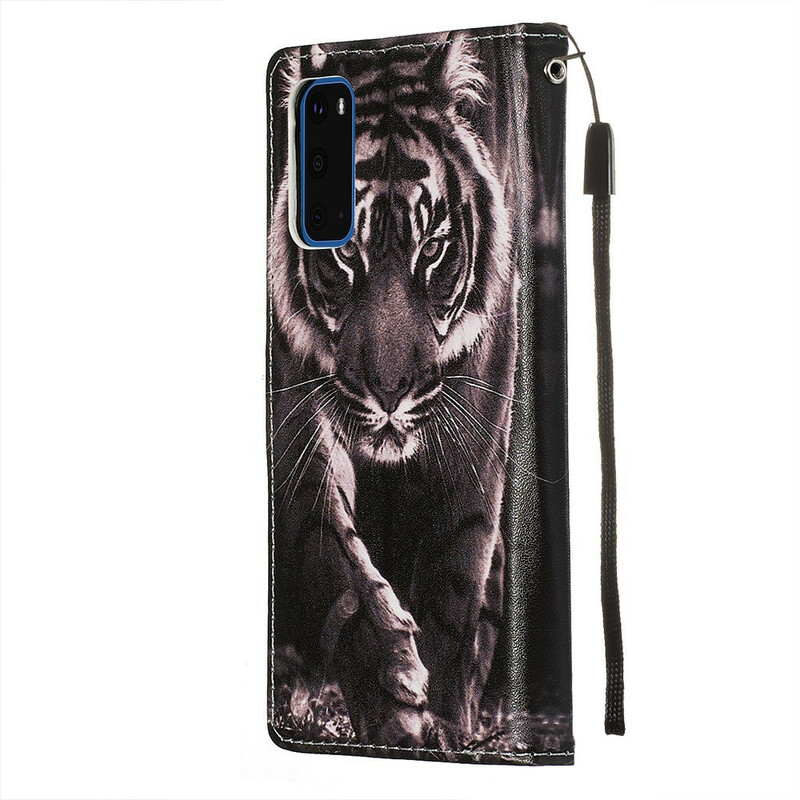 Samsung Galaxy S20 Night Tiger Case