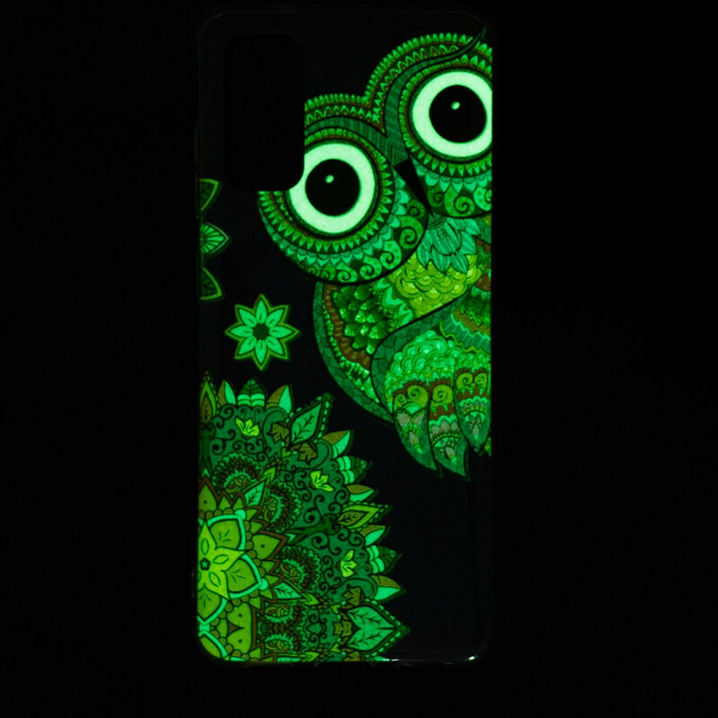 Samsung Galaxy S20 Hibou Mandala Fluorescent Case