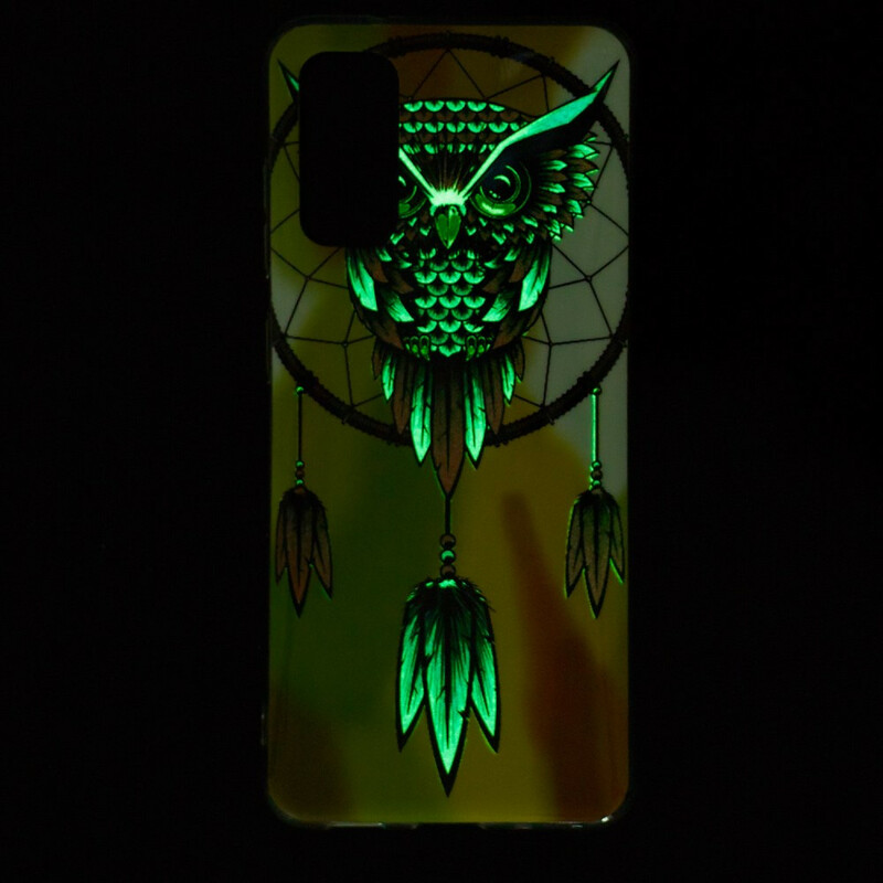 Samsung Galaxy S20 Catchy Owl Case Fluorescent