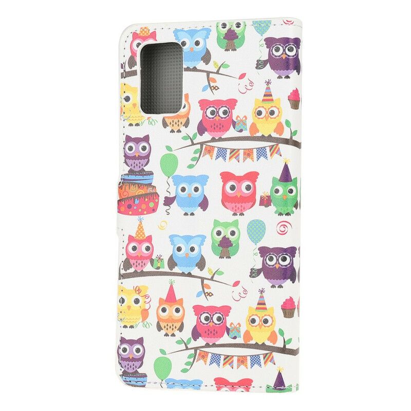 Cover Samsung Galaxy A71 Multiples Hiboux