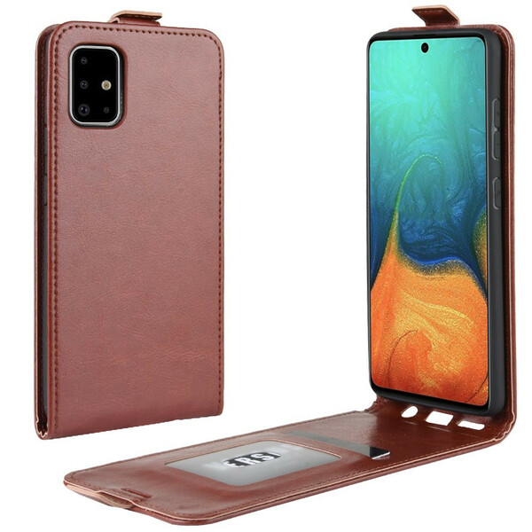 Case Samsung Galaxy A71 Foldable Leather Effect