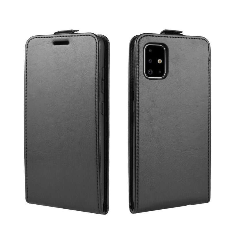 Case Samsung Galaxy A71 Foldable Leather Effect