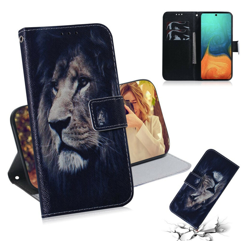 Cover Samsung Galaxy A71 Dreaming Lion