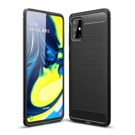 Samsung Galaxy A71 Brushed Carbon Fiber Case