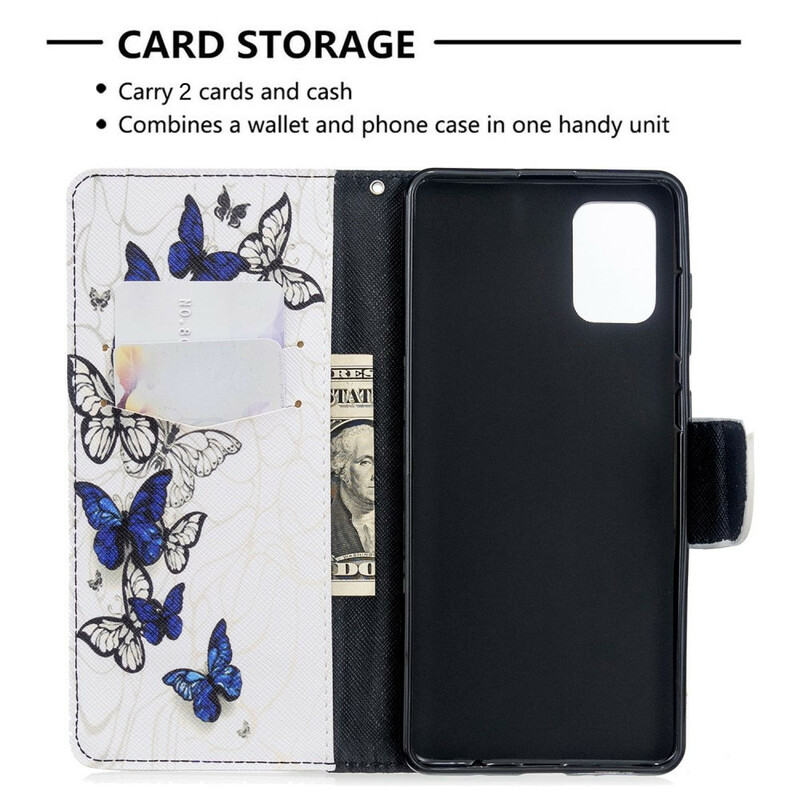 Case Samsung Galaxy A71 Butterflies