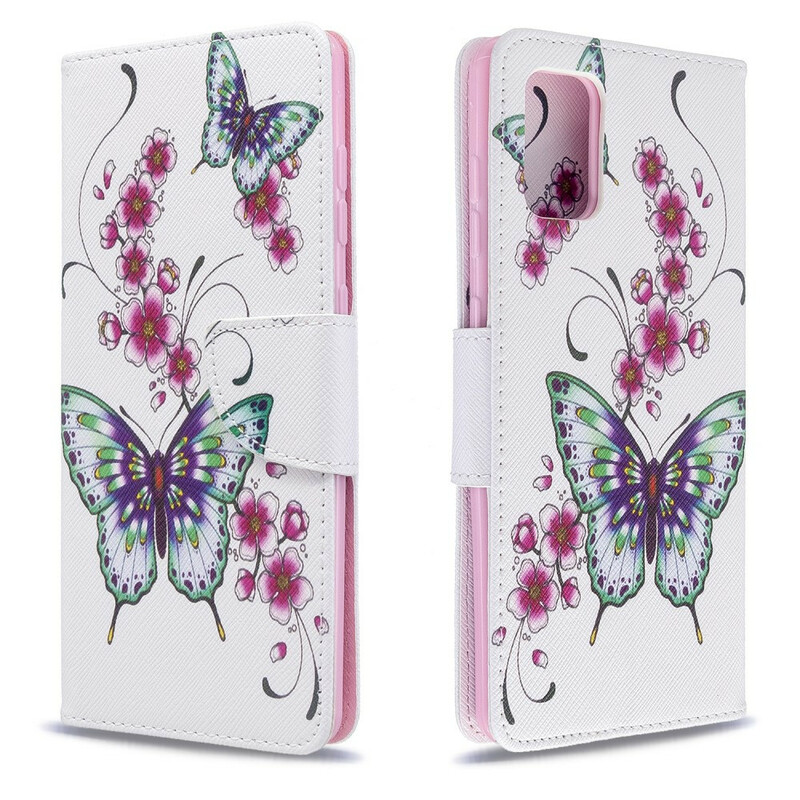 Case Samsung Galaxy A71 Butterflies