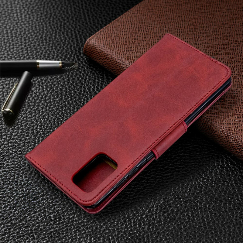 Samsung Galaxy A71 Case Smooth Oblique Flap