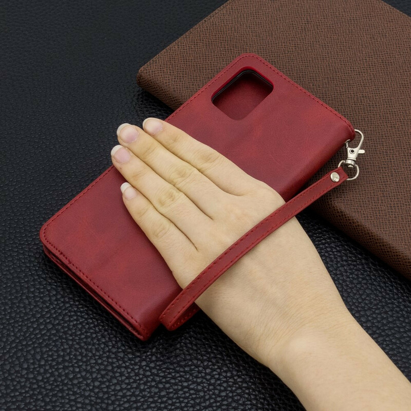 Samsung Galaxy A71 Case Smooth Oblique Flap