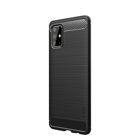 Samsung Galaxy A71 Brushed Carbon Fiber Case MOFI