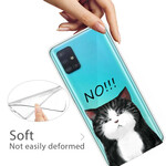 Case Samsung Galaxy A71 The Cat That Says No