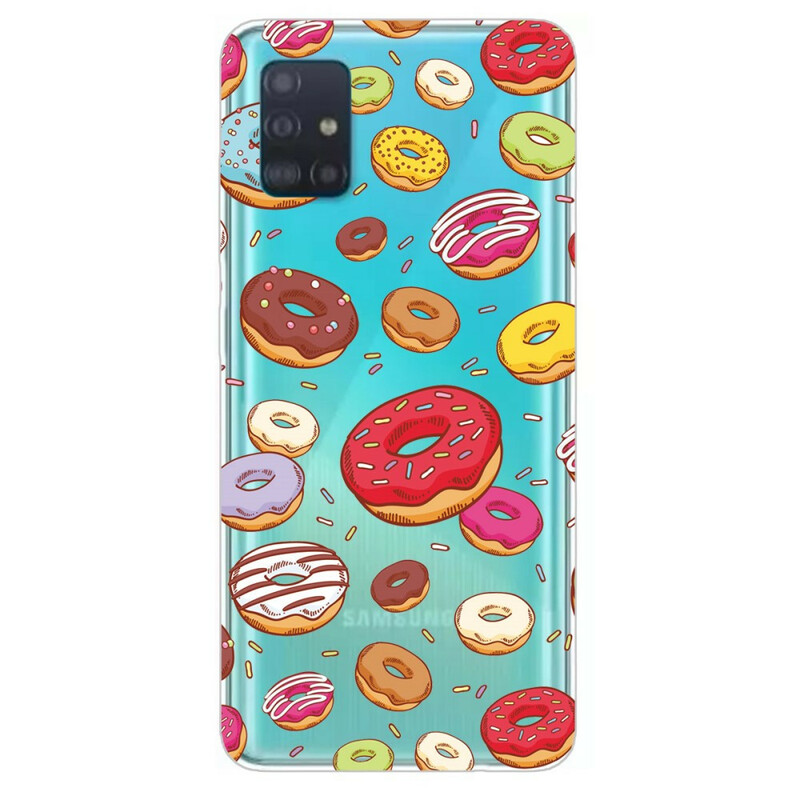 Case Samsung Galaxy A71 love Donuts