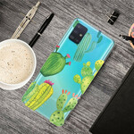 Case Samsung Galaxy A71 Cactus Aquarelle
