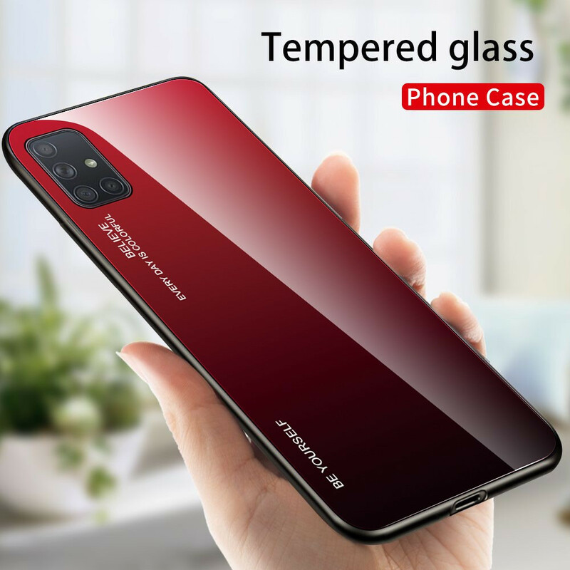 Samsung Galaxy A71 Tempered Glass Case Be Yourself