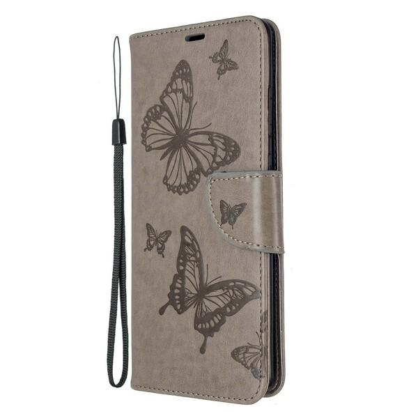 Samsung Galaxy S20 Ultra Case Flying Butterflies with Strap
