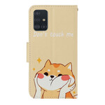 Case Samsung Galaxy A71 Cat Don't Touch Me with Lanyard