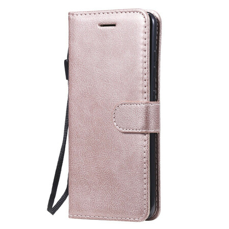Samsung Galaxy S20 Leather effect case with strap