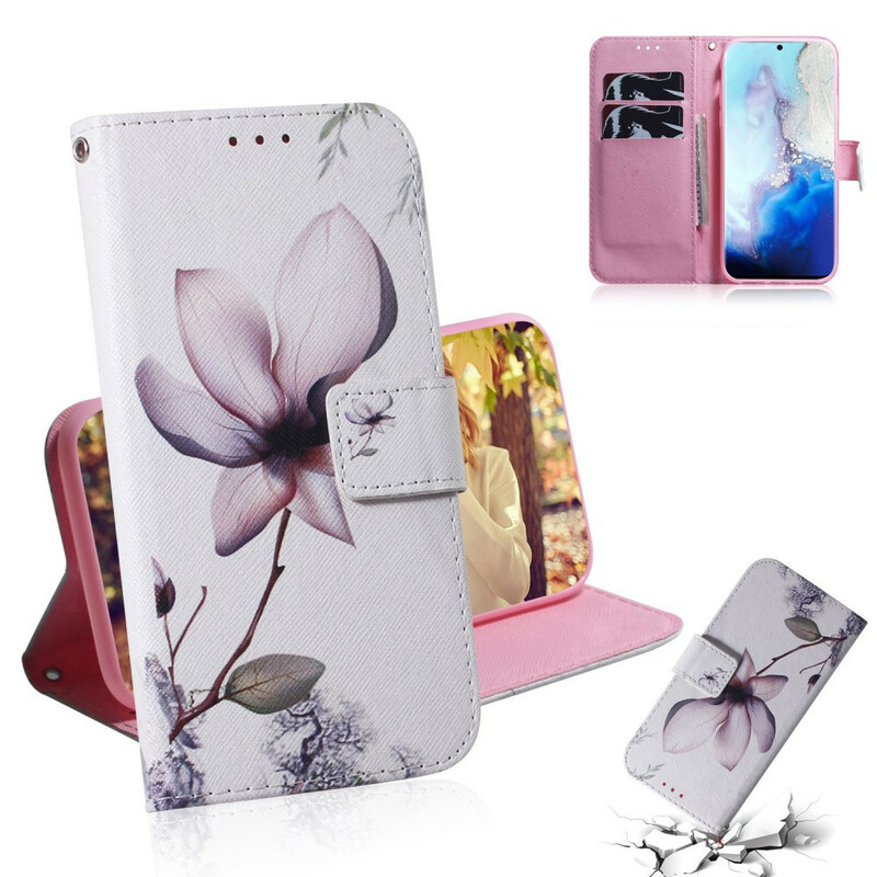 Case Samsung Galaxy S20 Flower Old Pink