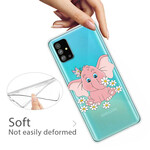 Samsung Galaxy S20 Clear Case Pink Elephant