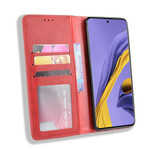 Flip Cover Samsung Galaxy S20 Effet Cuir Vintage Stylisé Flip Cover Samsung Galaxy S20 Effet Cuir Vintage Stylisé