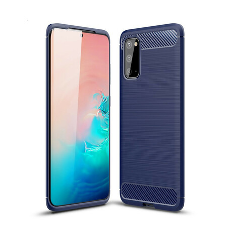 Samsung Galaxy S20 Brushed Carbon Fiber Case