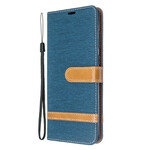 Samsung Galaxy S20 Plus Fabric and Leather Effect Case with Strap