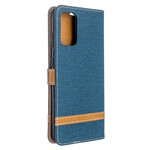 Samsung Galaxy S20 Plus Fabric and Leather Effect Case with Strap