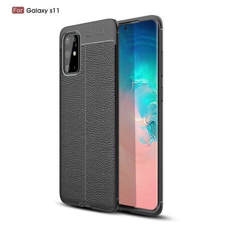 Samsung Galaxy S20 Plus Leather Case Lychee Effect Double Line
