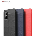 Samsung Galaxy S20 Plus Leather Case Lychee Effect Double Line