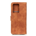 Samsung Galaxy S20 Ultra Effect Vintage Leather Case KHAZNEH