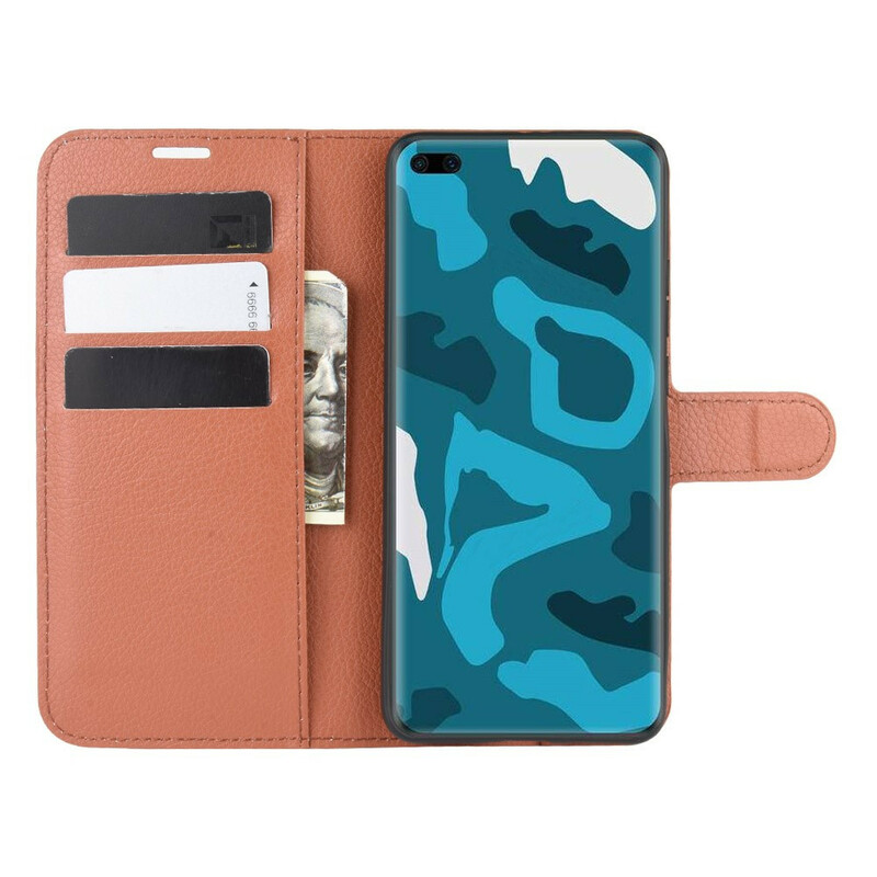 Cover Huawei P40 Pro Simili Cuir Lychee Classique