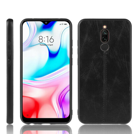 Xiaomi Redmi 8 Leather effect Seam case