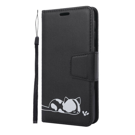 Cover Samsung Galaxy A40 Chat Endormi