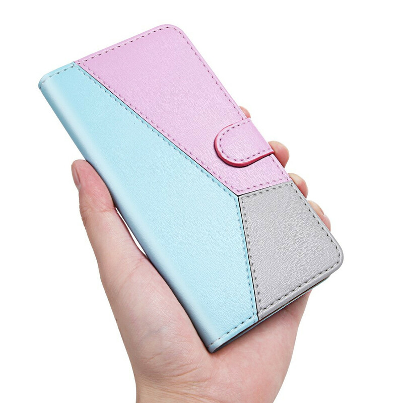 Case Samsung Galaxy A40 Leather Effect Tricolor Case Samsung Galaxy A40 Leather Effect Tricolor