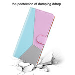 Case Samsung Galaxy A40 Leather Effect Tricolor Case Samsung Galaxy A40 Leather Effect Tricolor