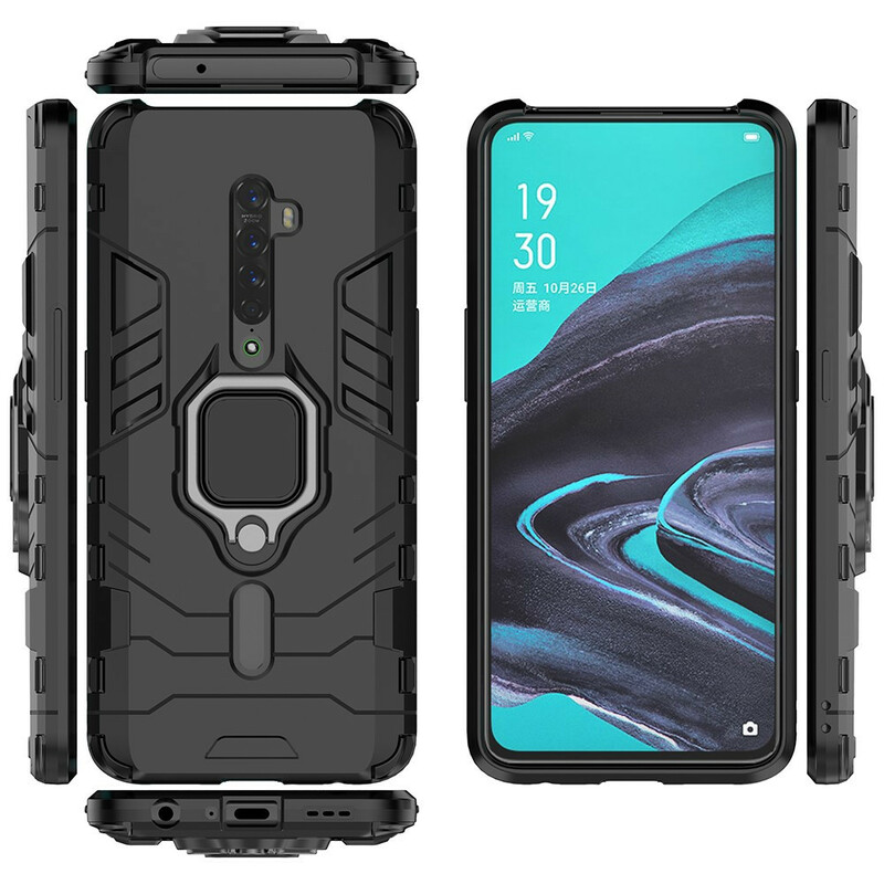 KEYSION Shockproof Armor Case for OPPO Reno11 11 Pro 5G Soft Silicone+PC  Metal Ring Stand Phone Back Cover for OPPO Reno 11 5G - AliExpress