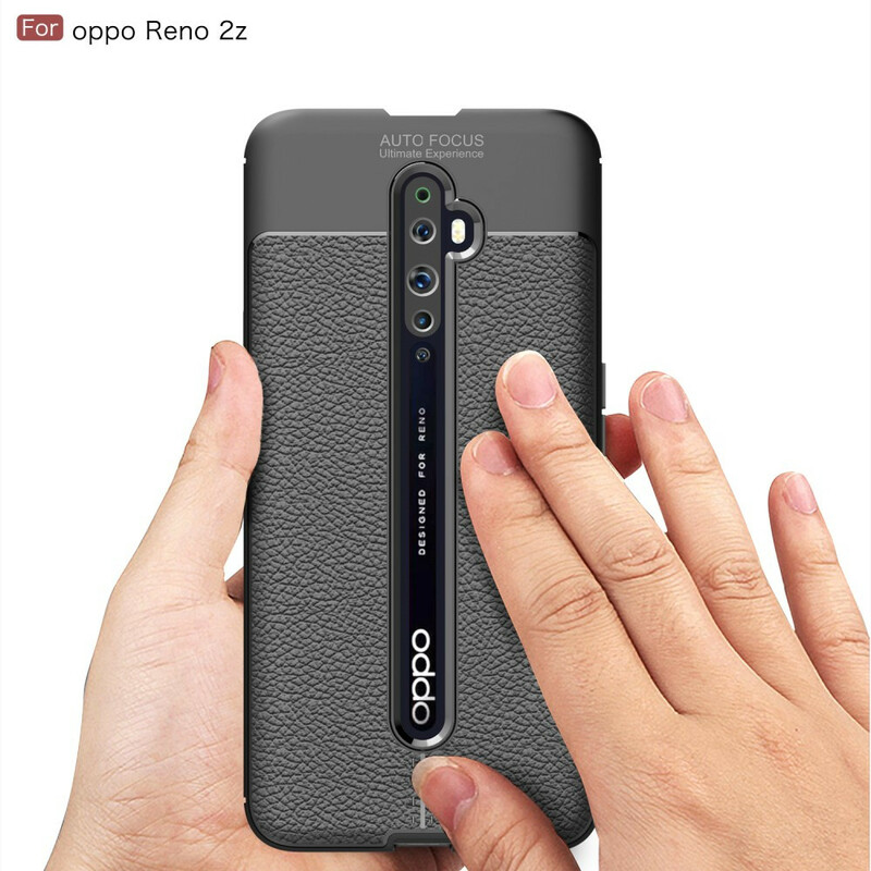 Oppo Reno 2Z Leather Effect Case Lychee Double line