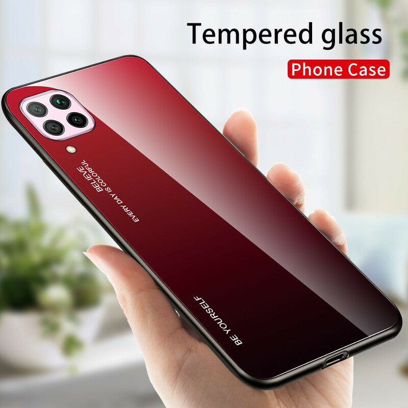 Huawei P40 Lite Cover Tempered Glass Be Yourself