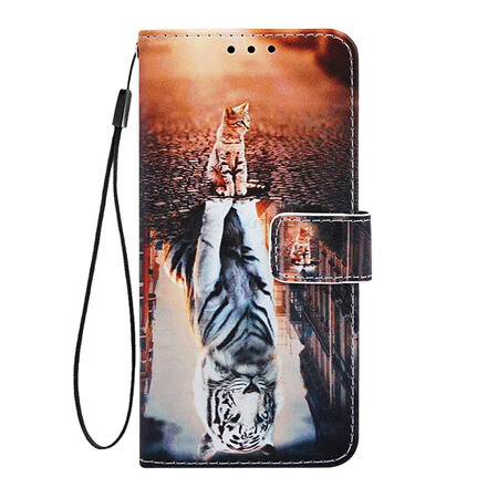 Xiaomi Redmi 7A Case Ernest the Cat with Lanyard