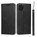 Flip Cover Google Pixel 4 Style Soft Leather with Strap