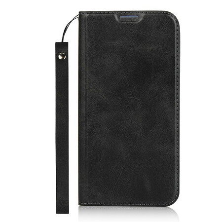 Flip Cover Google Pixel 4 Style Soft Leather with Strap