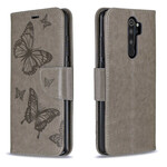 Xiaomi Redmi Note 8 Pro Strap Printed Butterflies Case